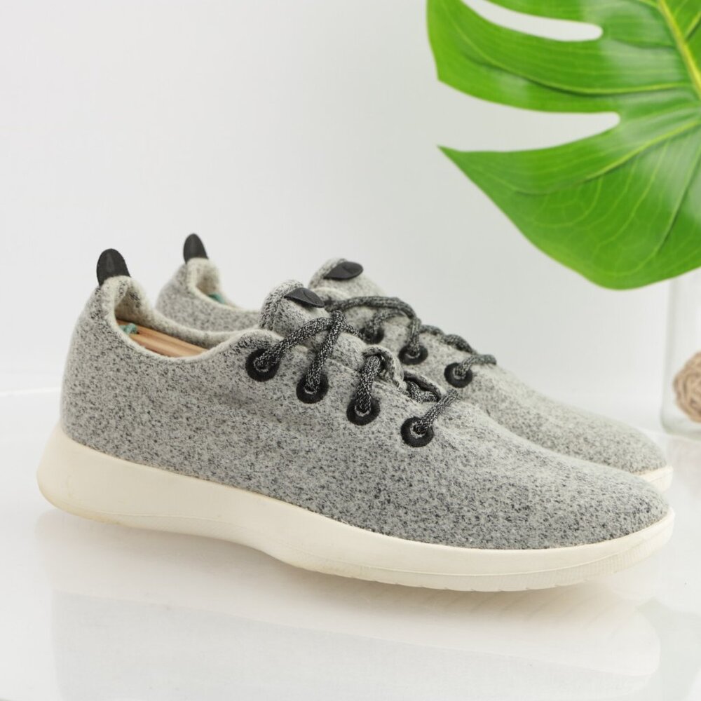 Allbirds Womens WR Wool Runner Shoes Size 9 Gray Merino Sneakers Trainer Low